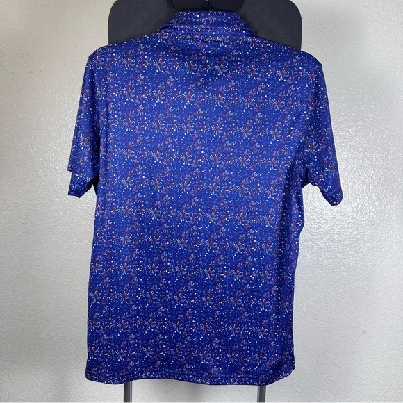 Maelreg Men's Polo festive Patriotic Design - Picture 5 of 6